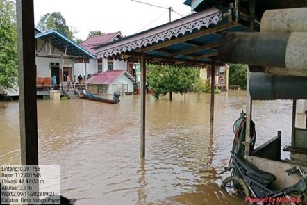 Banjir Rendam 376 Rumah Warga di Kabupaten Kapuas Hulu